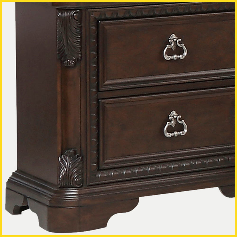 Traditional 5 Drawer Chest - Mahogany - R&R Furniture Gallery (Fountain Valley, CA)