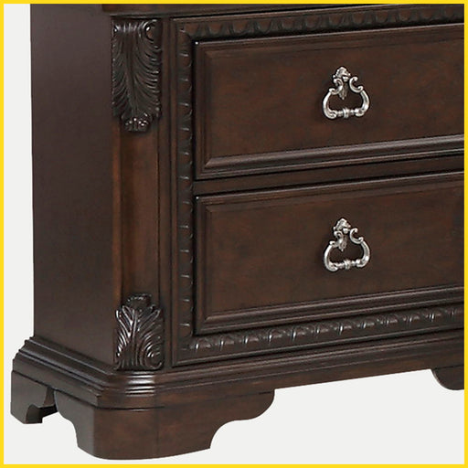 Traditional 5 Drawer Chest - Mahogany - R&R Furniture Gallery (Fountain Valley, CA)