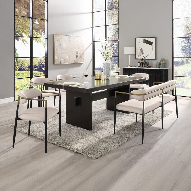 Jaramillo - Dining Table - Black - R&R Furniture Gallery (Fountain Valley, CA)