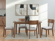 Tameride - Dining Room Table Set (Set of 5) - Brown - R&R Furniture Gallery (Fountain Valley, CA)