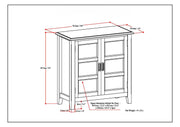 Burlington - Handcrafted Low Storage Cabinet - R&R Furniture Gallery (Fountain Valley, CA)