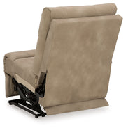 Signature Design by Ashley Next-Gen Durapella reclining sectional with plush cushions and reclining seats in a modern living room setting.