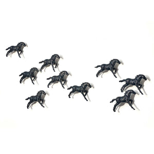 Stampede - Metal Wall Sculpture - Bronze