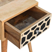 Inlay Bone Inlay Drawer Nightstand - R&R Furniture Gallery (Fountain Valley, CA)