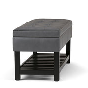 Cosmopolitan - Storage Ottoman Bench With Open Bottom - R&R Furniture Gallery (Fountain Valley, CA)