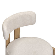 TOV Furniture Odessa dining side chair with wooden legs and upholstered cushioned seat, stylish modern design for dining rooms