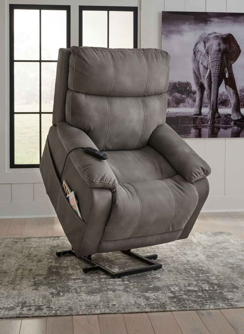 Next-Gen Durapella - Power Lift Recliner - R&R Furniture Gallery (Fountain Valley, CA)
