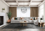 Ludwig - Upholstered 5 Piece Sectional - Ivory - R&R Furniture Gallery (Fountain Valley, CA)