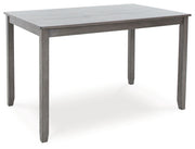Caitbrook - Rect Drm Counter Table Set (Set of 7) - Gray - R&R Furniture Gallery (Fountain Valley, CA)