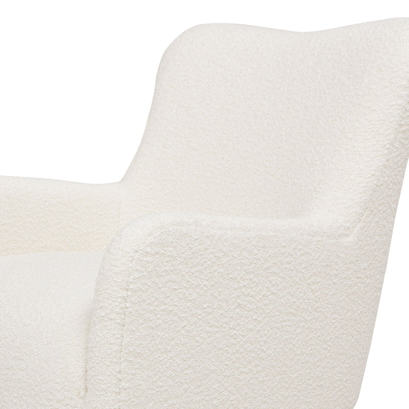 Nimbus - Curved Accent Chair - Ivory White - R&R Furniture Gallery (Fountain Valley, CA)