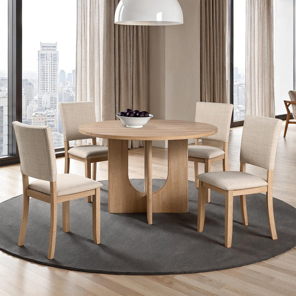 Oberto - 5 Pc. Round Dining Table Set