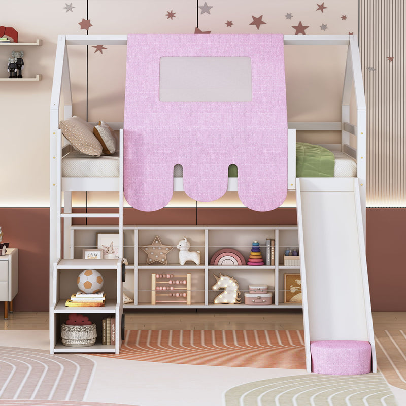 Loft Bed With House Shaped Frame And Tent - R&R Furniture Gallery (Fountain Valley, CA)