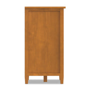 Warm Shaker - Storage Cabinet With Wine Rack - Brown - R&R Furniture Gallery (Fountain Valley, CA)