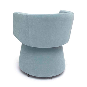 Kristen - Upcycled Chenille Rolling Desk Chair - R&R Furniture Gallery (Fountain Valley, CA)
