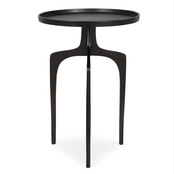 Accent Table - Raw Dark Brown