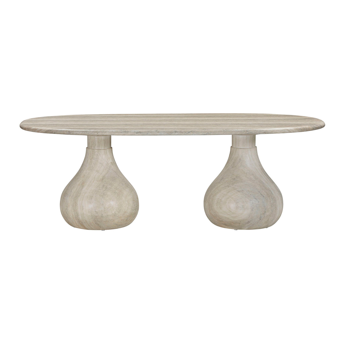 Smooch - 87" Indoor / Outdoor Oval Dining Table - R&R Furniture Gallery (Fountain Valley, CA)