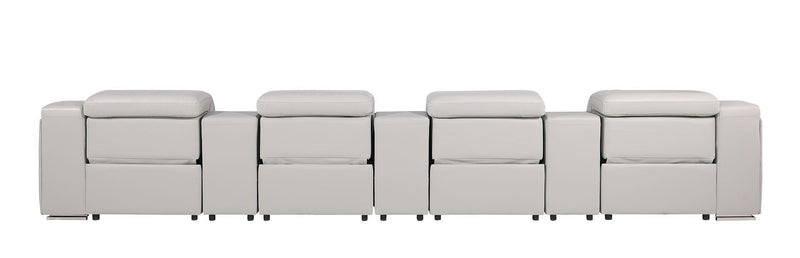 1116 - 7-Piece Modular Power Reclining Sofa In With 4 Power Recliners & Power Headrests