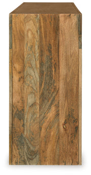 Luzmanacy - Console Sofa Table - Natural Brown - R&R Furniture Gallery (Fountain Valley, CA)