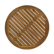Stamford - Outdoor Bistro Table Acacia Wood X - Base - Teak - R&R Furniture Gallery (Fountain Valley, CA)