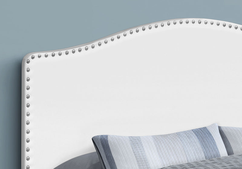 Queen Size, Bed Headboard Only, Upholstered, Transitional - White - R&R Furniture Gallery (Fountain Valley, CA)
