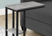 Accent Table, C - Shaped, Marble Look Contemporary & Modern Convenient Design - R&R Furniture Gallery (Fountain Valley, CA)