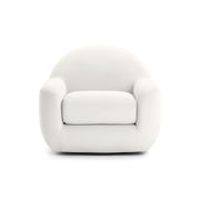 TOV Furniture Tiago swivel chair with a modern design, featuring a cushioned seat and backrest on a metal base.