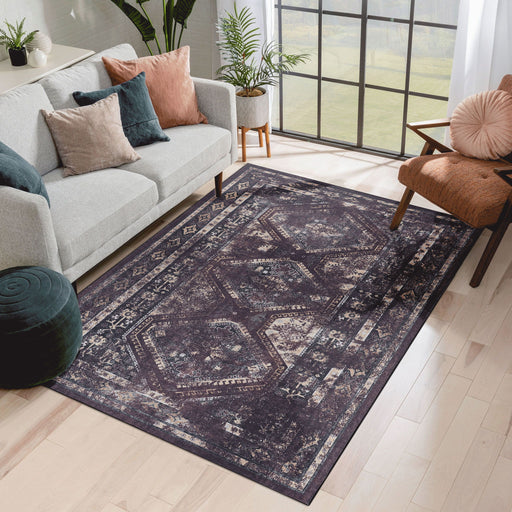 Maval - Trendy Washable Area Rug - R&R Furniture Gallery (Fountain Valley, CA)