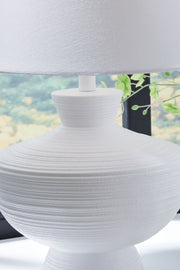 Harelwood - Poly Table Lamp - White - R&R Furniture Gallery (Fountain Valley, CA)