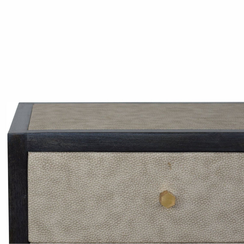 Nightstand, 3 Drawer - Black - R&R Furniture Gallery (Fountain Valley, CA)