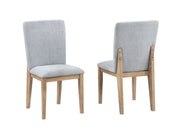 Caspian - And Oak Finish Dining Chair (Set of 2) - Gray - R&R Furniture Gallery (Fountain Valley, CA)