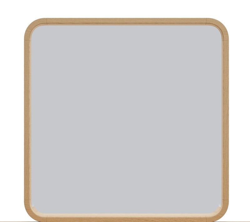 Modus Elora Drs Timber Mirror with a sleek wooden frame, standing upright as a stylish standalone home decor piece.