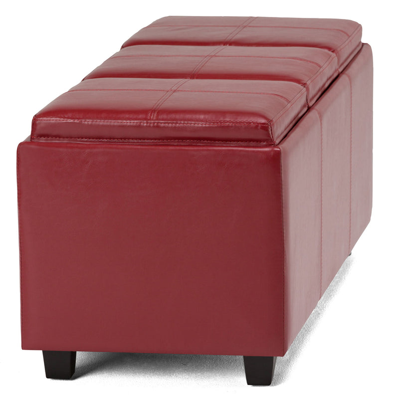 Avalon - Upholstered Storage Ottoman - R&R Furniture Gallery (Fountain Valley, CA)