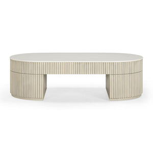 Bella - Oval Coffee Table - R&R Furniture Gallery (Fountain Valley, CA)