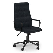 Foley - Swivel Office Chair - Distressed Blue - R&R Furniture Gallery (Fountain Valley, CA)