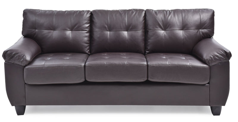 Comfortable stationary sofa by Glory Furniture with plush cushions and modern design, ideal for living room seating.
