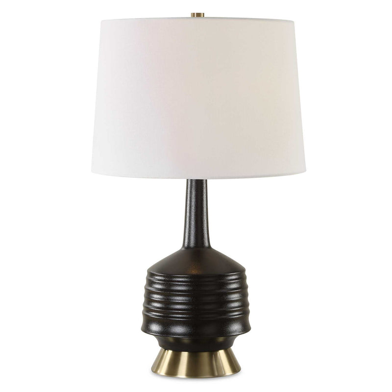 Foster - Black Glaze Table Lamp