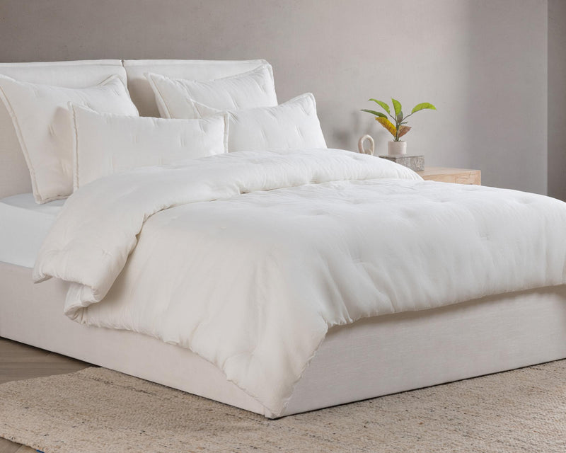 Classic Home Talia Comforter Set with a soft, plush fabric in a stylish design, perfect for cozy bedroom decor.