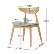Ergonomic Back Dining Chairs (Set of 2) - R&R Furniture Gallery (Fountain Valley, CA)