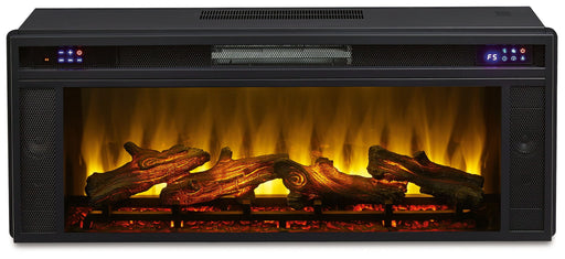 Entertainment Accessories - Fireplace Insert - Rectangular - Black - R&R Furniture Gallery (Fountain Valley, CA)