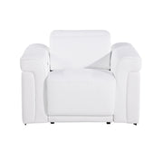 1126 - Top Grain Power Reclining Italian Leather Chair - R&R Furniture Gallery (Fountain Valley, CA)