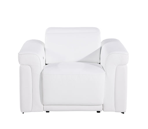 1126 - Top Grain Power Reclining Italian Leather Chair - R&R Furniture Gallery (Fountain Valley, CA)