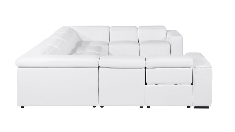 1224 - 8-Piece U-Shaped Sectional Sofa In With 4 Power Recliners & Power Headrest