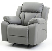 Comfortable rocking motion recliner by Glory Furniture, featuring plush upholstery and a sturdy wooden base for relaxing in style.