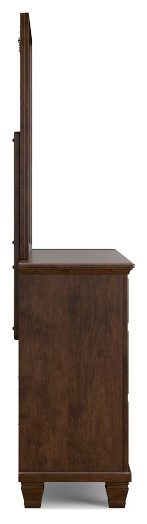 Danabrin - Dresser And Mirror - Brown - R&R Furniture Gallery (Fountain Valley, CA)