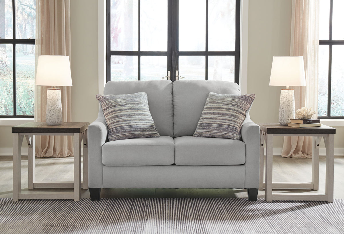 Adlai - Loveseat - Shadow - R&R Furniture Gallery (Fountain Valley, CA)