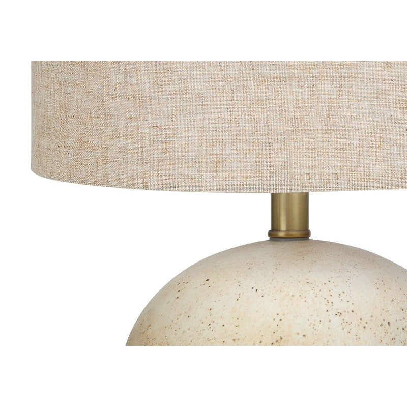8th Street table lamp with a modern design, featuring a sleek base and a fabric lampshade, ideal for home or office lighting.