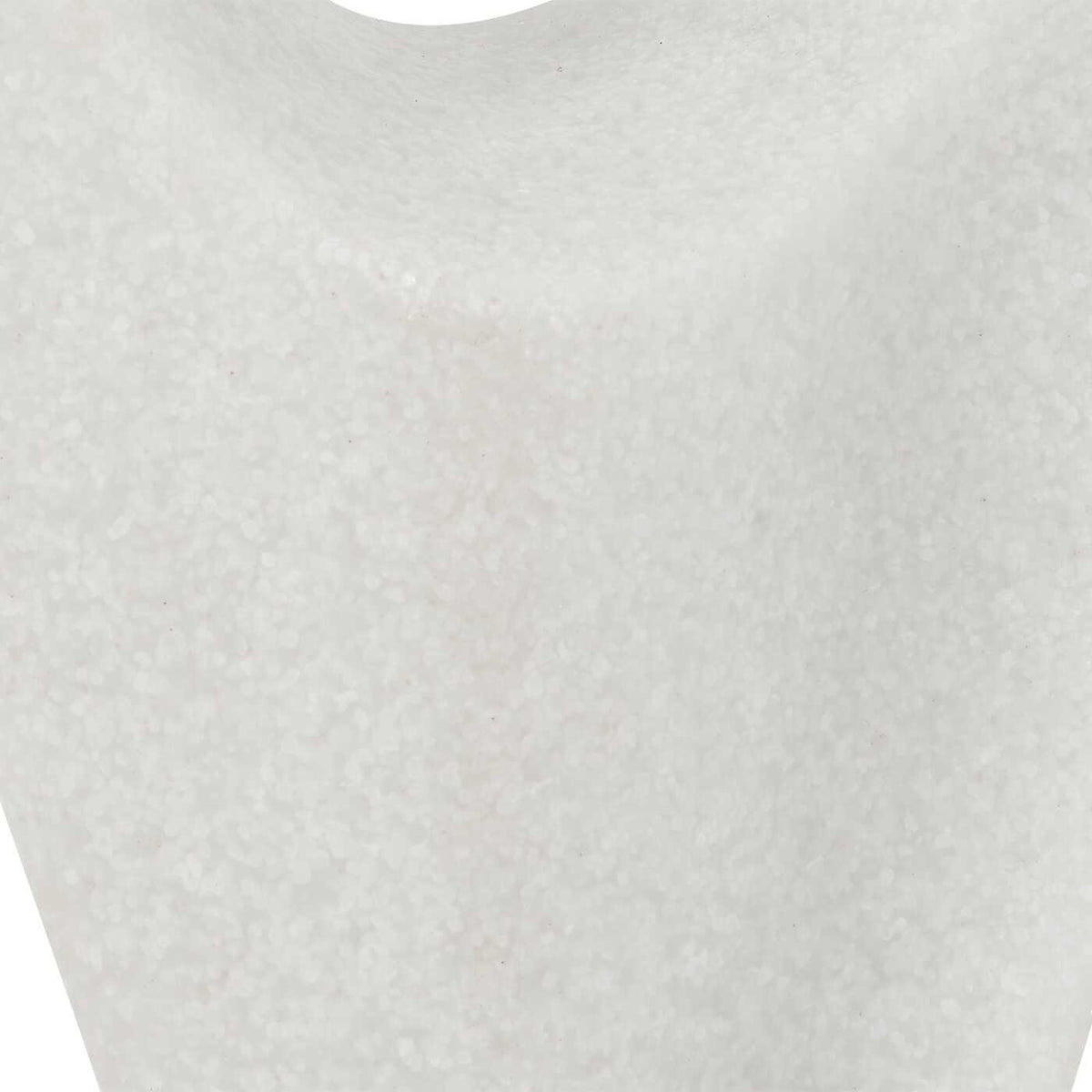 Fluid Drop - Stone Sculpture - White
