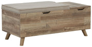 Gerdanet - Storage Bench - Beige - R&R Furniture Gallery (Fountain Valley, CA)