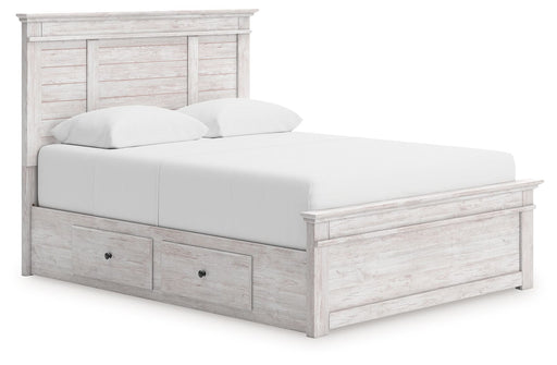 Makidern - Panel Storage Bed With 2 Under Bed Storage Units - R&R Furniture Gallery (Fountain Valley, CA)