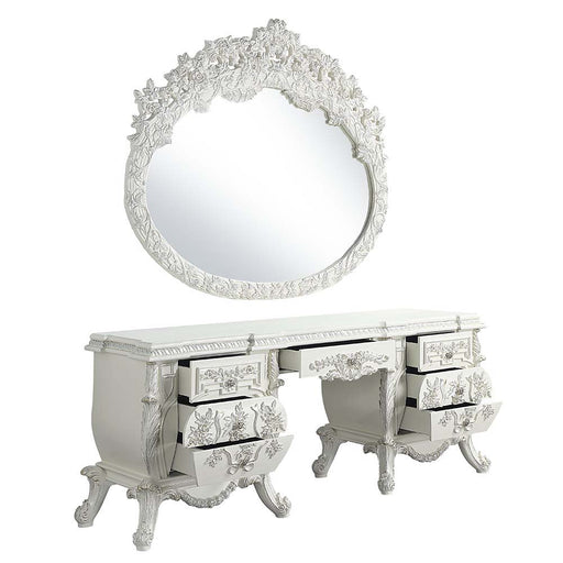 Vanaheim - Vanity Desk - Antique White - R&R Furniture Gallery (Fountain Valley, CA)